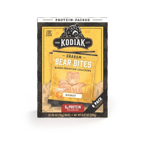 Kodiak Cakes Bear Bites Honey Graham Crackers (Pack of 10