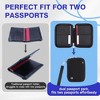 Generic Passport Holder for Travel - RFID Blocking Travel Wallet Essentials Organizer - 4 of 4