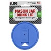 iLIDS 3pk Pastel Regular Mouth Drink Lid - Periwinkle/White/Pale Pink: Replacement Lid & Drink Cover, Dishwasher-Safe - 3 of 4