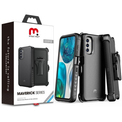 MyBat Pro Maverick Series Case w/ Holster for Motorola Moto G 5G (2022)
