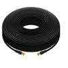 Monoprice Video Cable - 100 Feet - Black | RG6 Quad Shield CL2 Coaxial Cable with F Type Connector - 4 of 4
