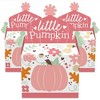 Big Dot of Happiness Girl Little Pumpkin - Treat Box Party Favors - Fall Birthday Party or Baby Shower Goodie Gable Boxes - Set of 12 - 2 of 4