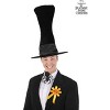 HalloweenCostumes.com One Size Fits Most   Disney Nightmare Before Christmas Mayor Hat Costume Accessory Kit, Black/Orange - 2 of 3