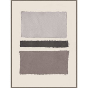 32" x 42" Painted Weaving IV Neutral by Piper Rhue: Amanti Art Modern Canvas Decor - 1 of 4