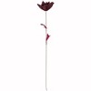 Northlight 20.75" Deep Red Feather Peony Artificial Christmas Floral Pick - image 4 of 4