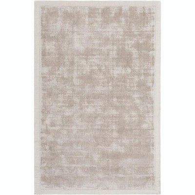 Mark & Day Les Lilas 5'x7'6" Rectangle Loomed Indoor Area Rugs Taupe: Handwoven Viscose, Modern Abstract, Low Pile