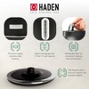 Haden Heritage 4 Slice Wide Slot Stainless Steel Toaster Bundled with 1.7 Liter Stainless Steel Electric Water Kettle, Black & Chrome - 4 of 4
