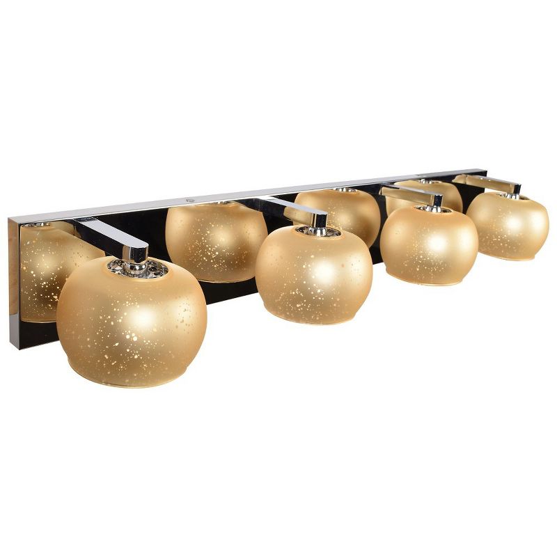 Access Lighting Galaxy 4 - Light Vanity in  Mirrored Stainless Steel, 1 of 2