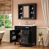 Tramull Modern Bathroom Vanity Set with Sink Top, Mirror Storage Cabinet, 2 Drawers & Tip-Out Tray, Soft-Close Door - 4 of 4
