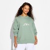Women's Oversized Pullover Sweatshirt - Wild Fable™ - 2 of 3