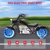 Kids Electric Off-Road Dirt Bike, 36V Motorcycle With Top Speed of 16.5 Mph, Led Lights, Music Player, for Teens - 4 of 4