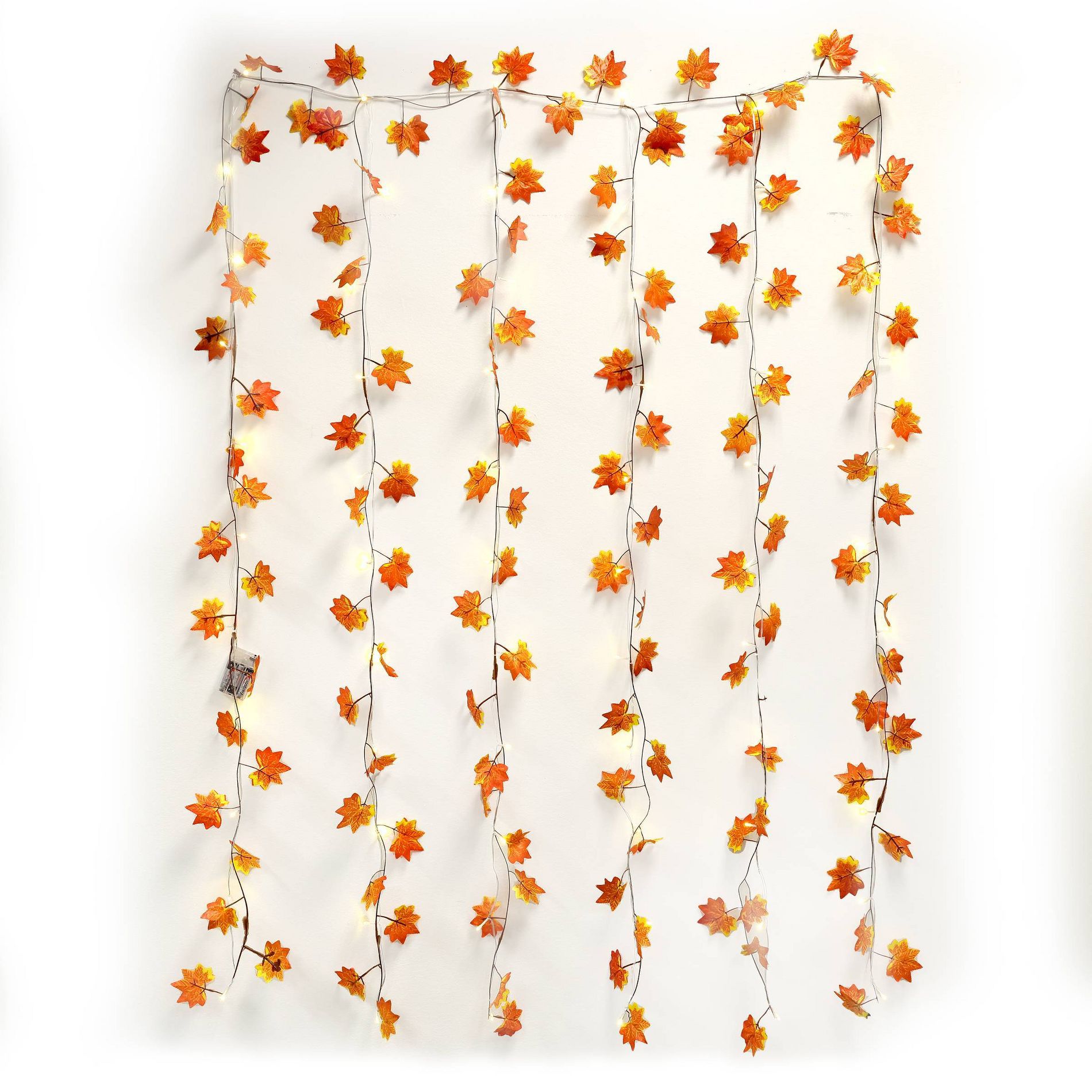 Xtreme Lit Colored Leaves Curtain Lights