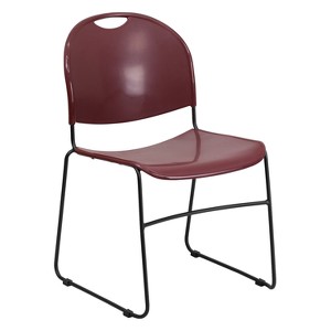 Riverstone Furniture Collection Stack Chair Frame Burgundy, Red