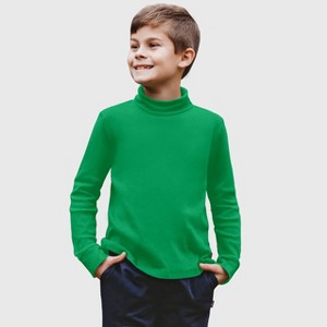 City Threads Kids Soft Cotton Turtleneck - USA-Made, Breathable & Versatile Layering Top for Boys and Girls - 1 of 4