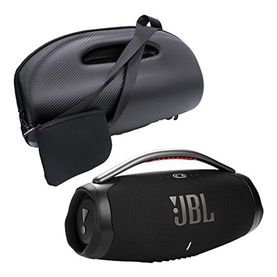 JBL Boombox 3 Waterproof Portable Bluetooth Speaker with gSport Carbon Fiber Case