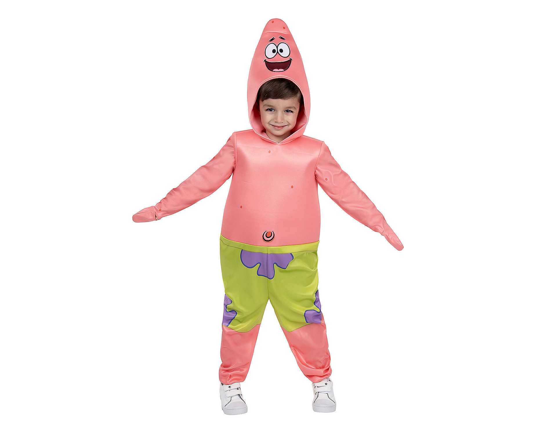 SpongeBob Boys' Patrick Halloween Deluxe Costume Jumpsuit - Pink One Size