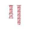 HTUTWOO Chic Breathable Christmas Bands Compatible with Apple Watch 38mm 40mm 41mm,Soft Silicone Sports Wristband Strap for iWatch Series & SE, White - 4 of 4