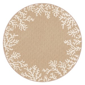 Liora Manne Carmel  Indoor/Outdoor Rug  Sand.. - 1 of 4