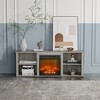 HOMLUX Modern Fireplace TV Stand for TVs up to 65" with 1400W Electric Fireplace - 2 of 4