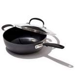 OXO 3qt Non-Stick Chef's Pan with Lid and Helper Handle Black