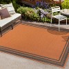 James Modern Border Stripe Indoor/Outdoor Area Rug - JONATHAN Y - 4 of 4