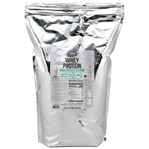 Whey Protein Chocolate by Now Foods  -  10 lbs Powder - 1 of 2