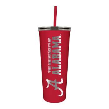10.5 inch, Set of 6 Red Replacement Acrylic Straws for 16oz, 20oz, 24oz Tumblers