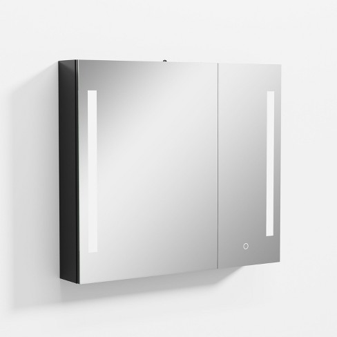 PexFix 30"x26" LED Surface Mount Medicine Cabinet Bathroom Mirror - image 1 of 4