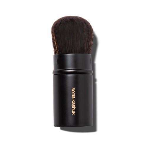 Loose Powder Brush - Professional Makeup Tool - Plastic Handle