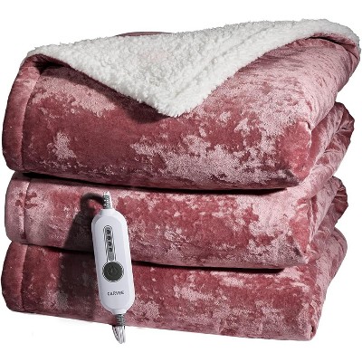 Heated Blanket, Soft Electric Blanket with 4 Heat Levels & 4H Auto Off, Machine Washable, ETL Certified with Overheat Protection