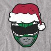 Boys' Power Rangers Santa Hat Green Ranger T-Shirt - 2 of 4
