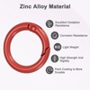 Unique Bargains Metal Spring O Rings Zinc Alloy Durable Multipurpose Lightweight Buckle 5/8 Inch - 2 of 4