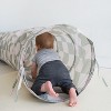 3 Sprouts Kids Recycled Fabric Play Tunnel - Checkerboard Green - 2 of 4