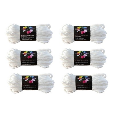 6pk 4mm 10yd Round White Sewing Elastic - Touch of Nature
