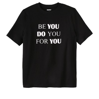 KingSize Men's Big & Tall Slogan Graphic T-Shirt