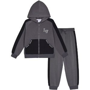 LONDON FOG Little/Big Boys' 2-Piece Fleece Hoodie and Sweatpants Sets - 1 of 3