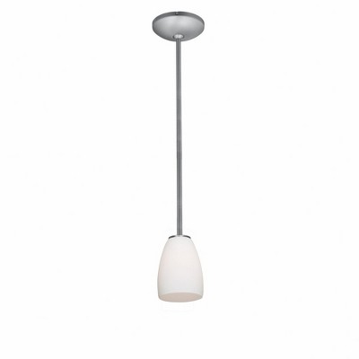 Access Lighting Sherry 1 - Light Pendant in  Brushed Steel