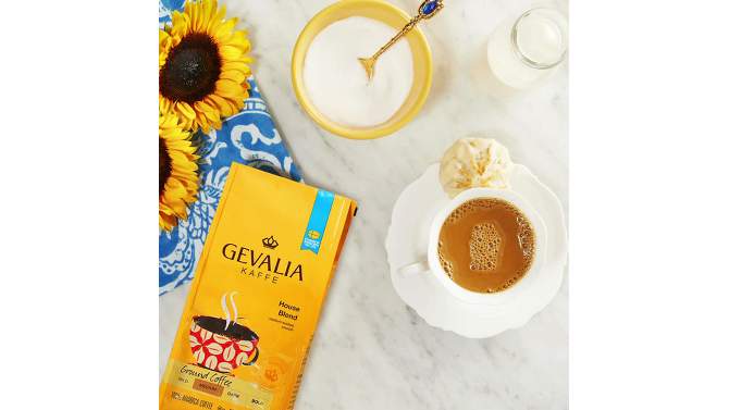 Gevalia House Blend Medium Dark Roast Ground Coffee - 12oz, 2 of 13, play video