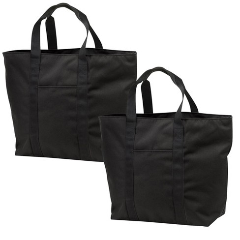 Port Authority Set Of 2 All purpose Spacious Tote Bags Spacious