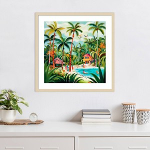 Amanti Art Tropical Paradise Dreams II by Lazar Studio Framed Wall Art Print - 1 of 4