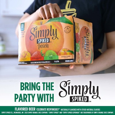 Simply Spiked Peach Variety Pack - 12pk/12 fl oz Cans