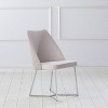 Set of 2 Glam Microfiber Upholstered Dining Chairs - HOMES: Inside + Out - 2 of 4