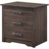 Passion Furniture Hudson 3-Drawer Nightstand (23 in. H x 22 in. W x 18 in. D) - 2 of 4