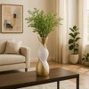 Decorative Ceramic Vase - Complements Living Room, Office, and Bedroom - Perfect Flower Vase for Table Accent and House Decor - 2 of 4