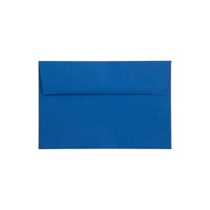 JAM Paper A9 Invitation Envelopes 5.75 x 8.75 Presidential Blue 563916910 - 1 of 4