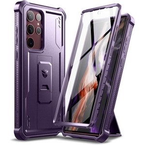 Dexnor Compatible with Samsung Galaxy S22 Ultra 5G Case with Built-in Screen Protector Military-Grade 360 Full Body Protection Cover - 1 of 3