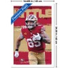 Trends International NFL San Francisco 49ers - George Kittle 25 Framed Wall Poster Prints - 3 of 4