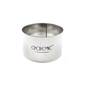 O'Creme Cake Ring, Stainless Steel, Round, 3" Dia, 1-1/2" High - 1 of 3