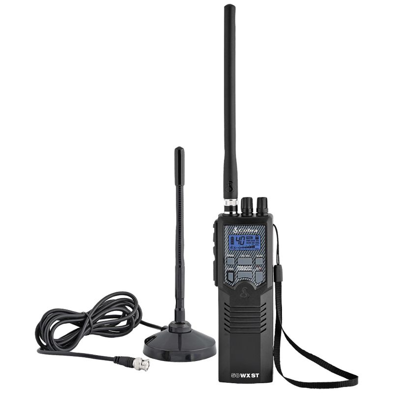 Cobra 40-Channel Road Trip Handheld CB Radio with Magnet-Mount Antenna, HH RT 50, 3 of 9