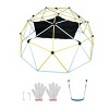INFURNIC Baby Activity Gyms 10FT Geometric Climbing Dome with Swing and Hammock for Outdoor Fun, Multicolor, 42.31"*11.99"*8.06" - 2 of 4
